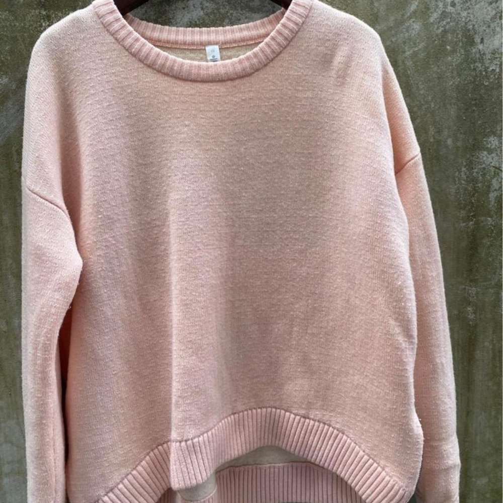 Pink Lululemon Merino Wool Sweater Size 12